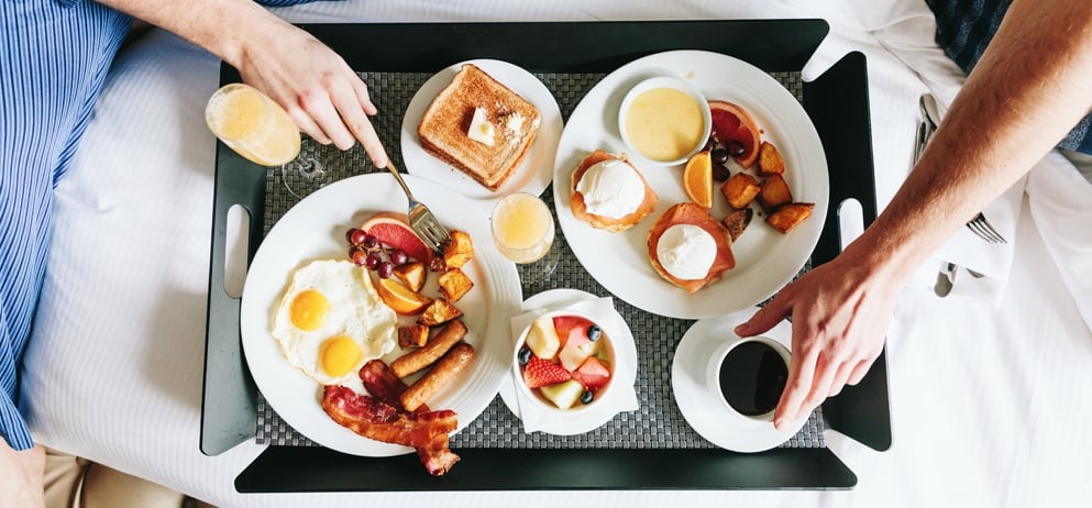 In-Room Dining at Fairmont Banff Springs