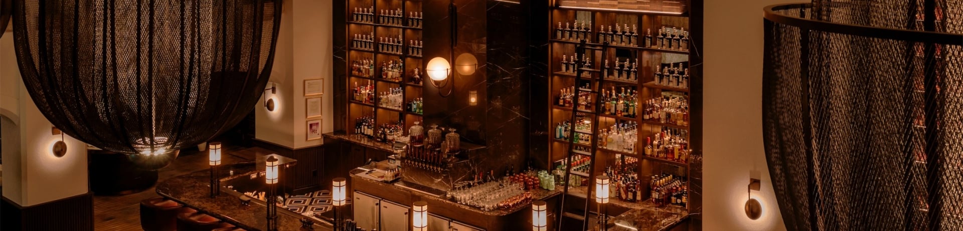 aerial of the rundle bar bar area