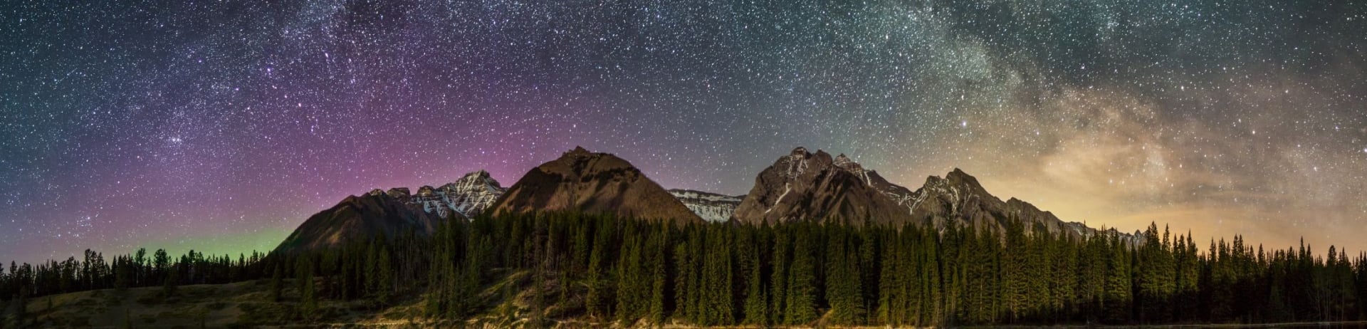 Northern lights in Banff