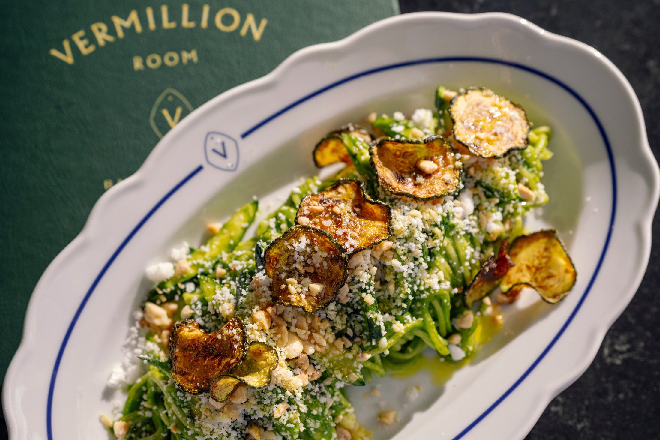 vegan pasta on a plate