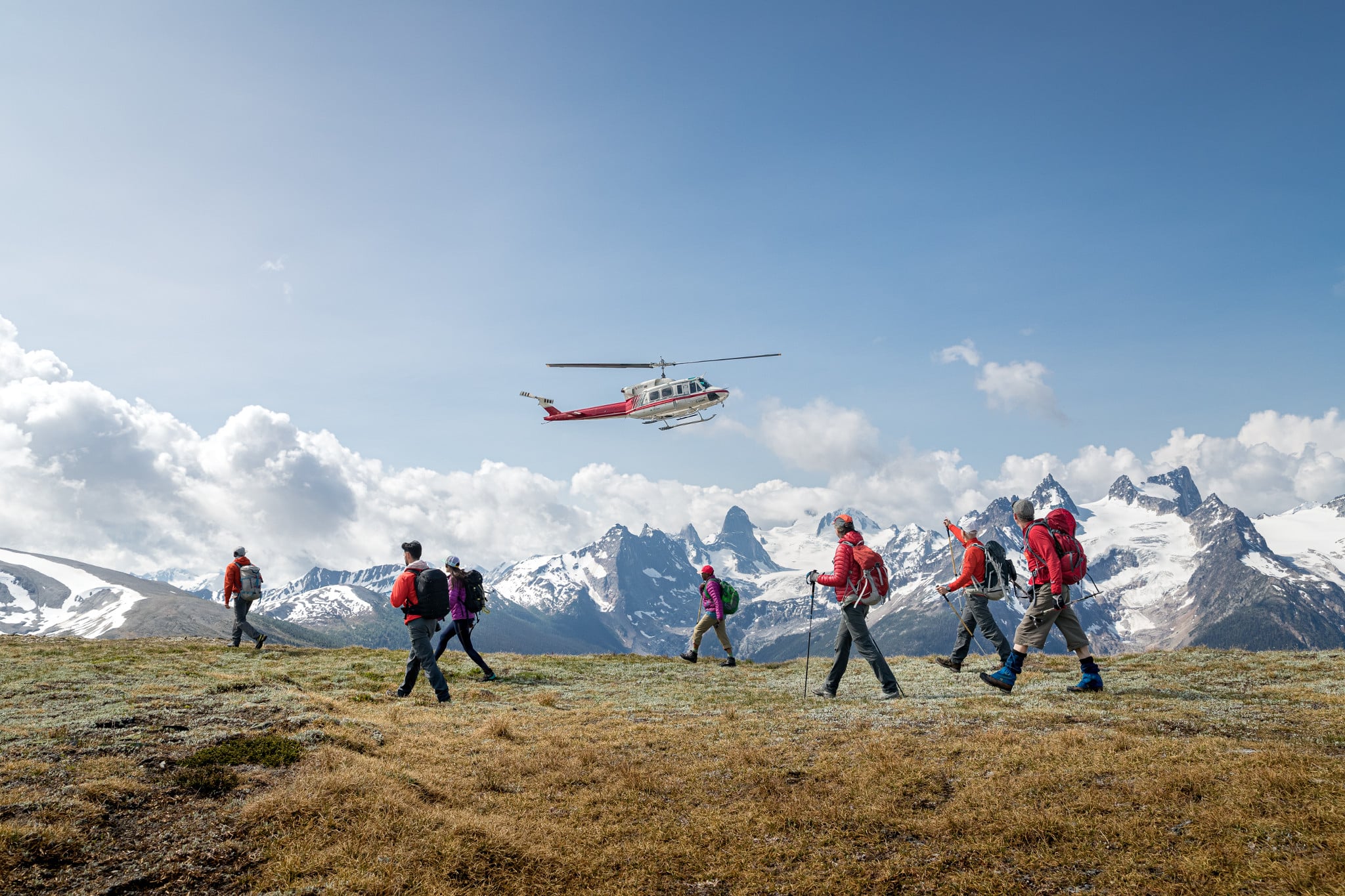 Canadian Mountain Holidays Heli-Hiking